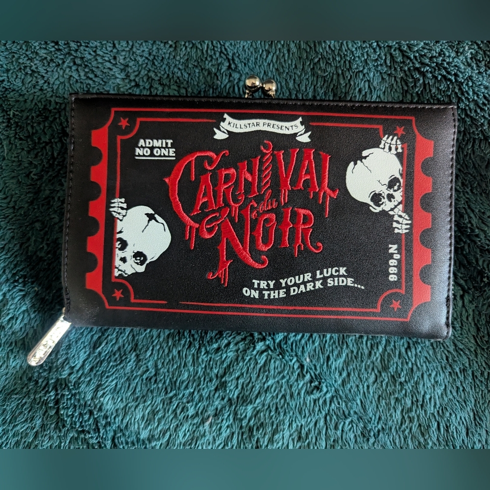 NWOT Killstar Carnival Du Noir Wallet/ Clutch